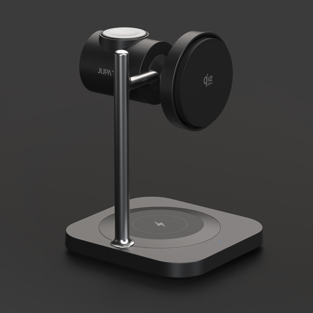 주파집 Qi2 25W 초고속 맥세이프 3in1 무선충전 스탠드 거치대 Allo-One