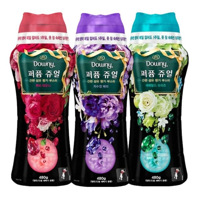 다우니 퍼퓸쥬얼 480g 12주지속 향기부스터 3종 택1 - 상품 이미지