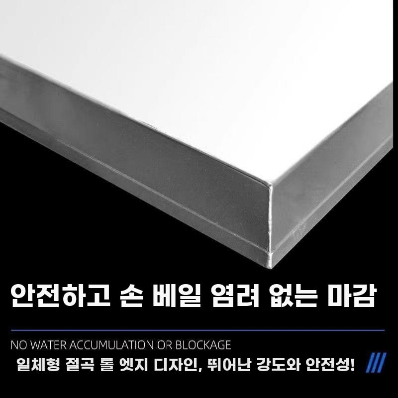 스테인리스 직사각 물받이 트레이 누수방지 두꺼운 받침판 - 상세 이미지 5