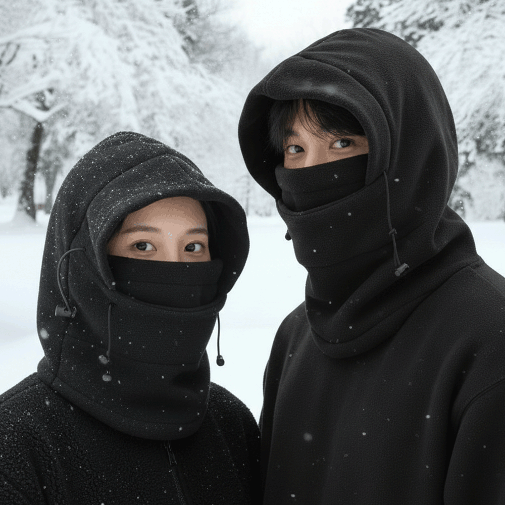 폴라 후드 기모 바라클라바 오토바이 러닝 방한 후드 골프 겨울 넥워머 워머 목토시 - 상품 이미지