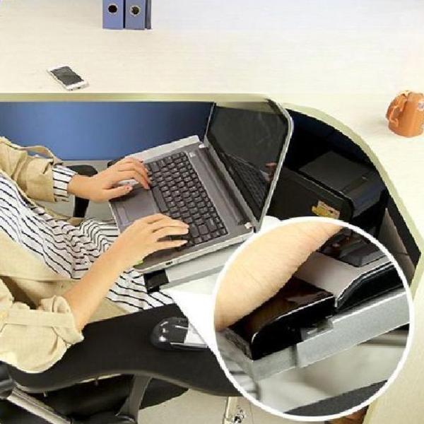 키보드 고정 트레이 암 거치대 책상없는 의자 받침대 마우스패드 - 상품 이미지