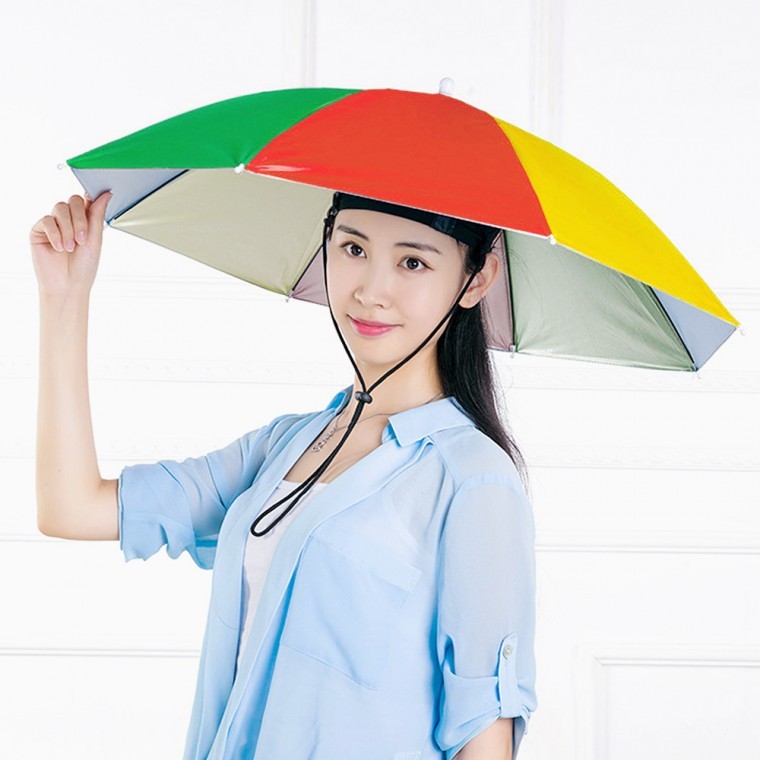 우산형 무지개 모자(60cm)/재입고 - 메인 이미지