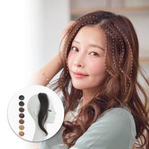 르베르띠 조이 인모 100% 35cm 싸이드뱅 헤어피스 웨이브핏 2피스 솔직 후기 | 실사용자 리뷰 분석 - 상품 이미지 1