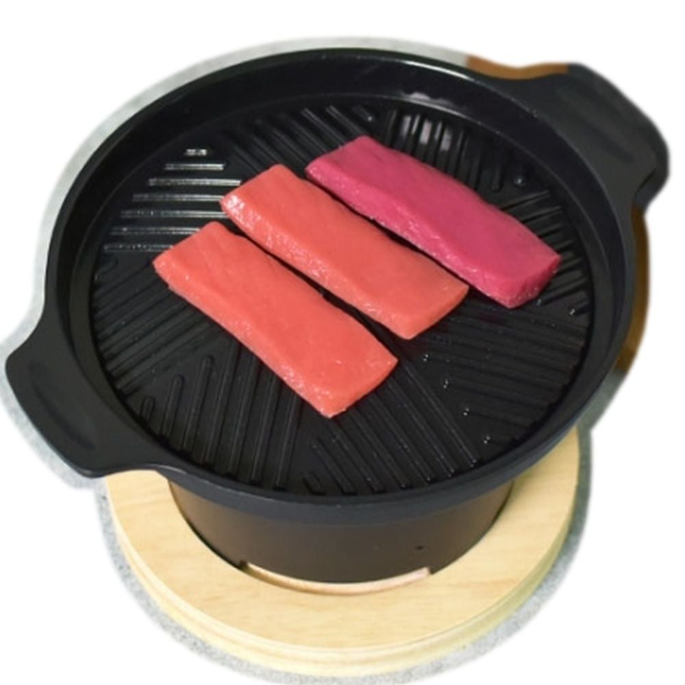 1인 코팅팬 투머치 와이드 그릴팬-삼겹살용(단품) - 상품 이미지