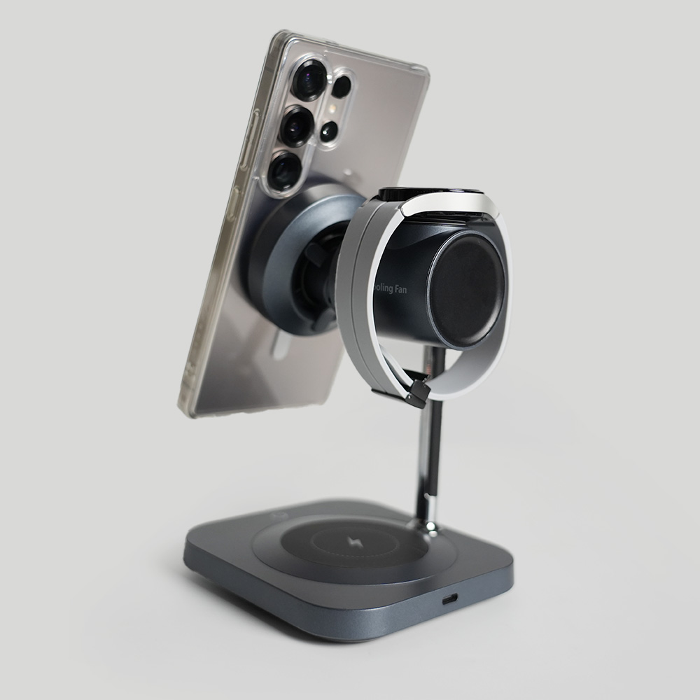 주파집 Qi2 25W 초고속 맥세이프 3in1 무선충전 스탠드 거치대 Allo-One