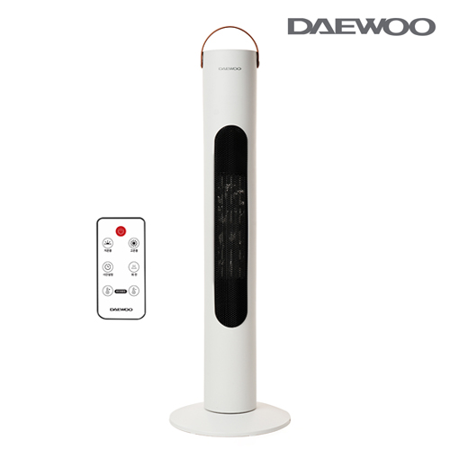 대우 저소음 그래핀 PTC 타워형 리모컨 온풍기 - 메인 이미지