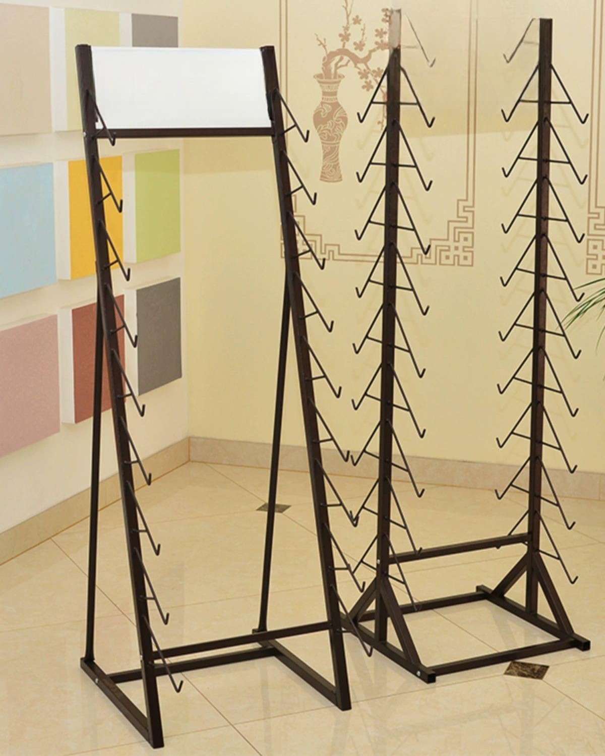 스노우보드거치대 보관대 스탠드 장비 랙 디스플레이 양면 22cm 철제 후크 - 상품 이미지