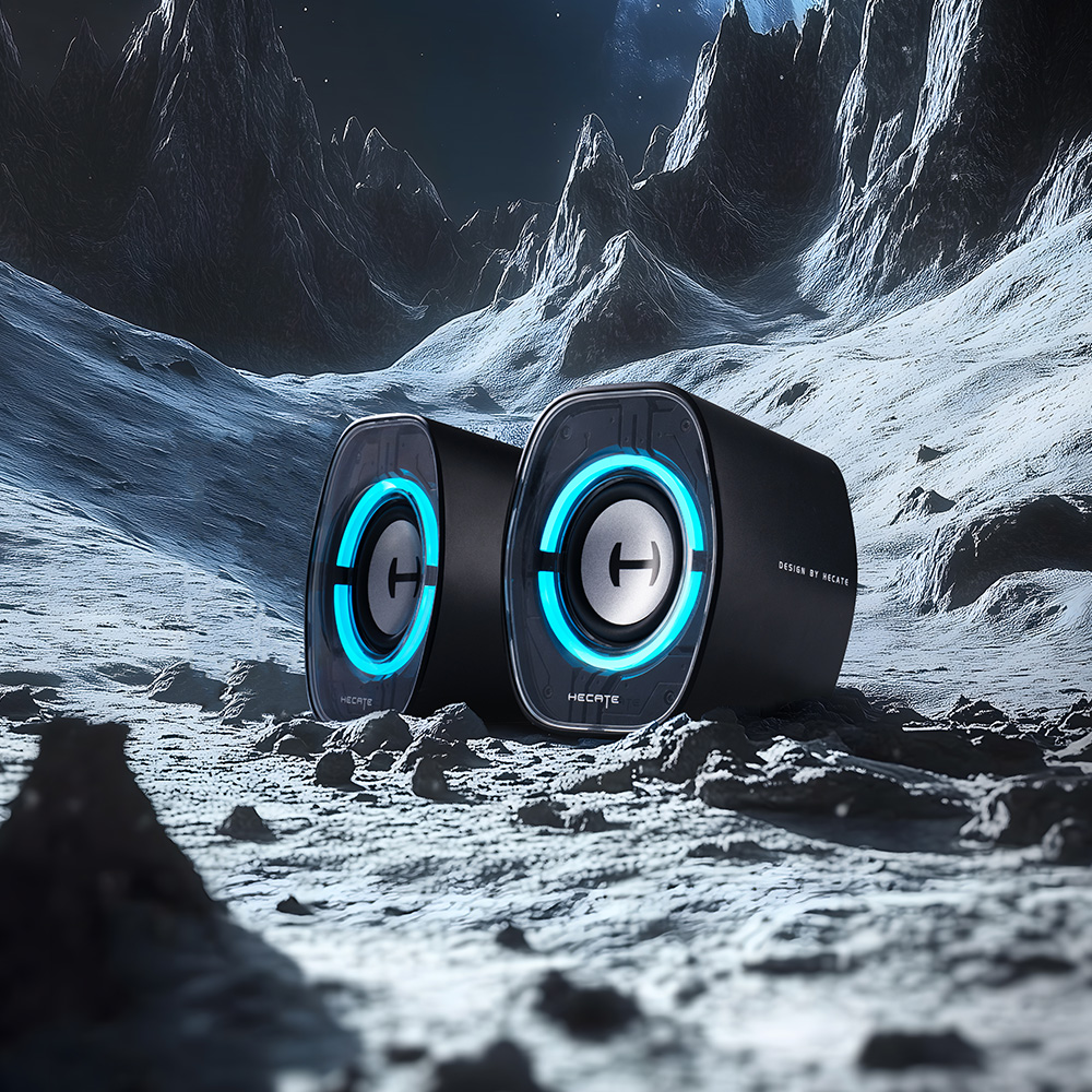 [EDIFIER] G1000 II 고성능 데스크탑 게이밍 스피커 4W 블랙 제품 이미지