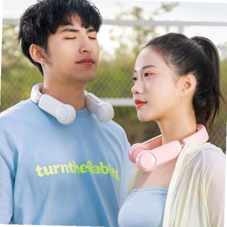 휴대용선풍기 3세대 폴딩 급속 냉각패드 목에거는선풍기 넥풍기 넥