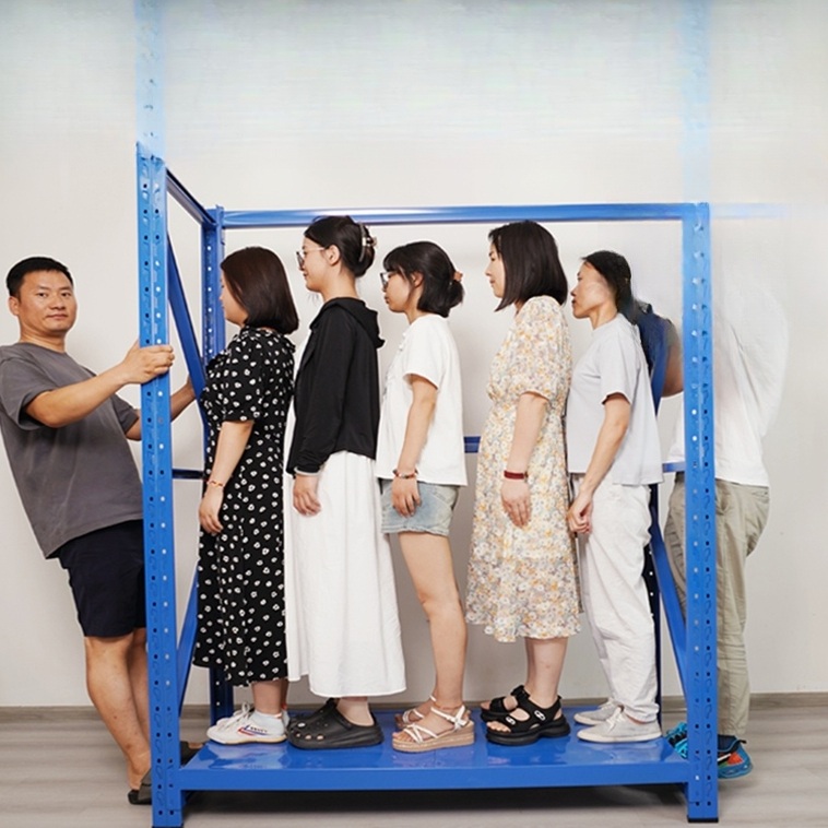 중량랙 180kg 철제선반 조립식 앵글선반 창고 산업용 다층 베란다 수납 택배 보관 진열 - 상세 이미지 2