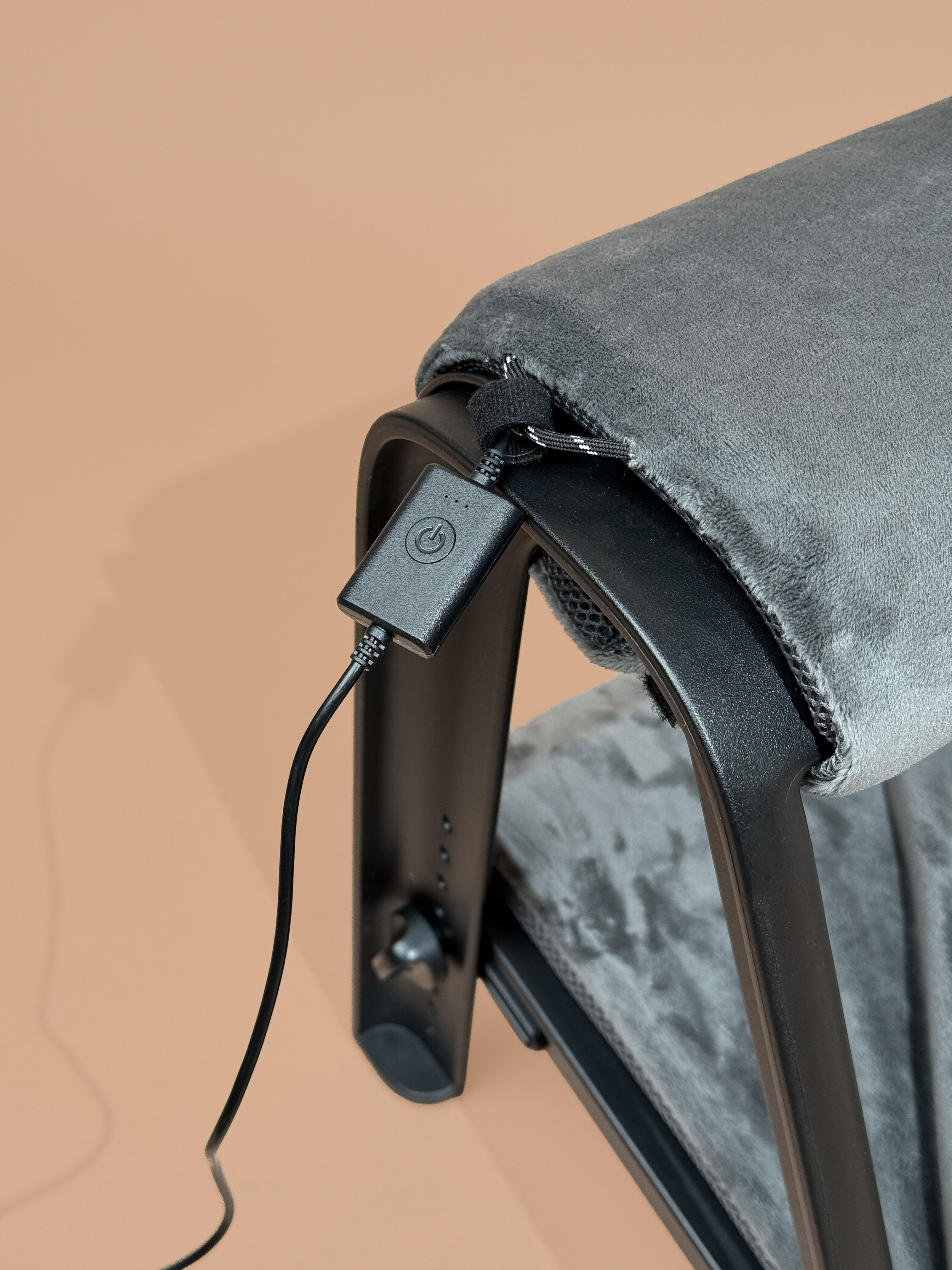 로우모 2단 발받침대 LC99 화이트 Heat + 코듀라 상단 커버