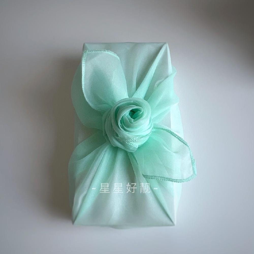 곶감 단지 원형 명절 베이킹 육각 선물 상자 포장 디저트 라이트 블루 50cm - 상세 이미지 5