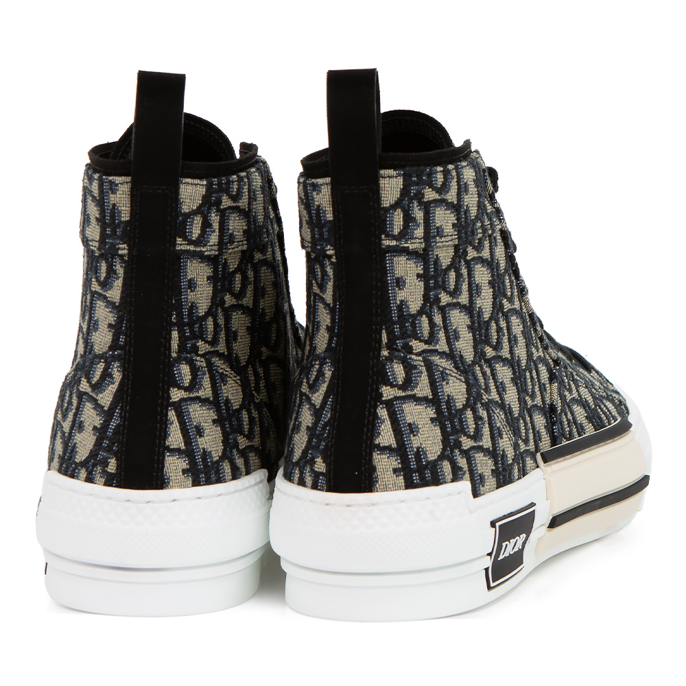 디올 B23 오블리크 하이탑 베이지블랙 스니커즈 3SH126ZSA 961 (2025 F/W) SIZE 41.5 - 상세 이미지 4