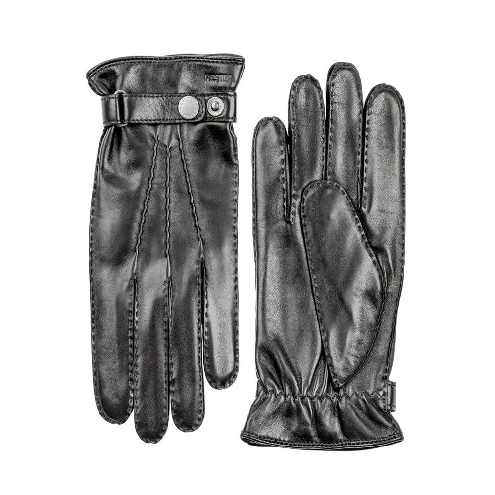 헤스트라 제이크 이태리 램 나파 블랙 23530 100- 남자 남성 방한 가죽 장갑