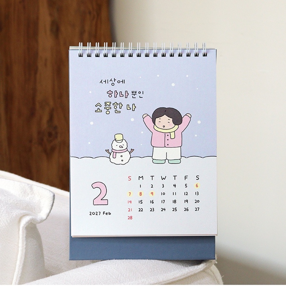 2년달력 26년 27년 탁상달력 2026년 2027년 데스크 캘린더 2026 2027 이미지 6