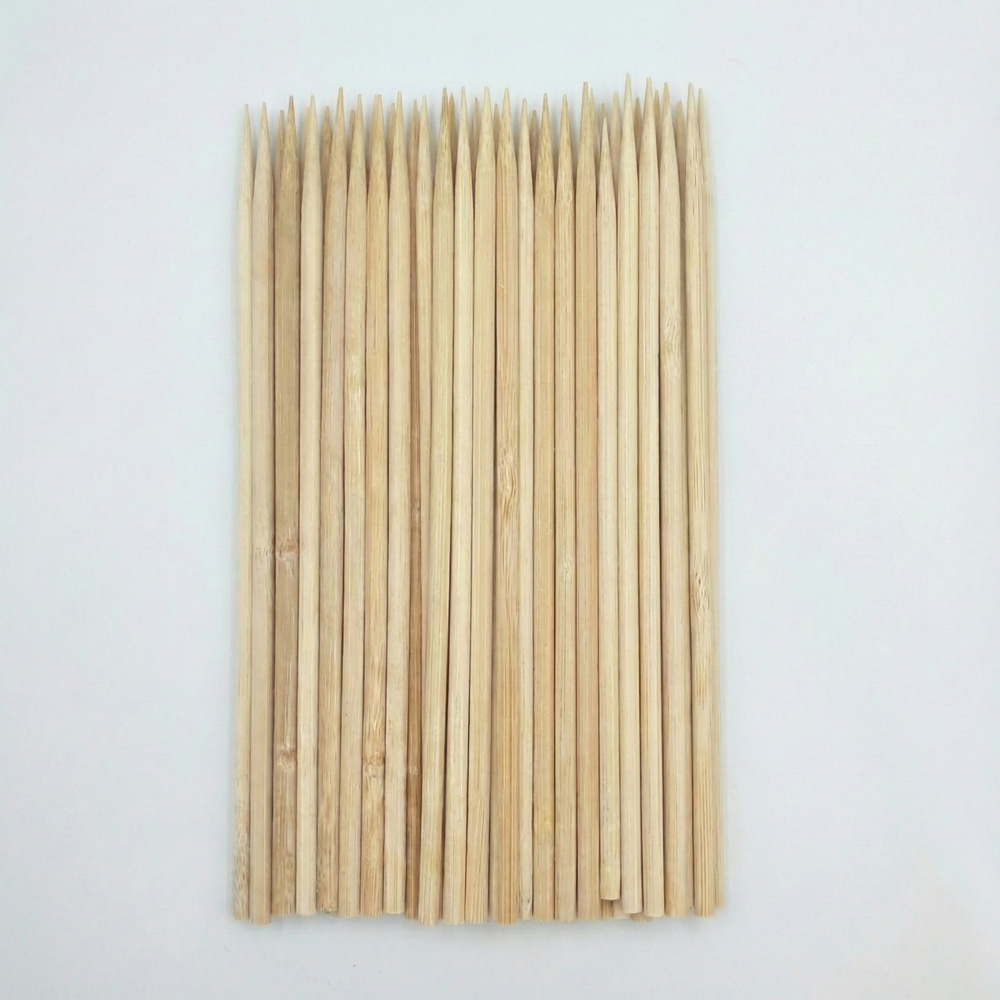 대나무 오뎅꼬치 나무꼬지 오뎅꼬지 꽂이 어묵꼬챙이 핫도그 막대 20cm 100개 - 상품 이미지