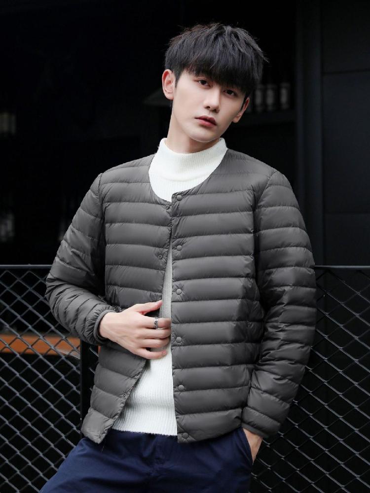 다운 경량 덕 25FW 아웃도어 패딩 세륨 여성 여성용 블랙 (크루넥 V넥) S - 상세 이미지 4