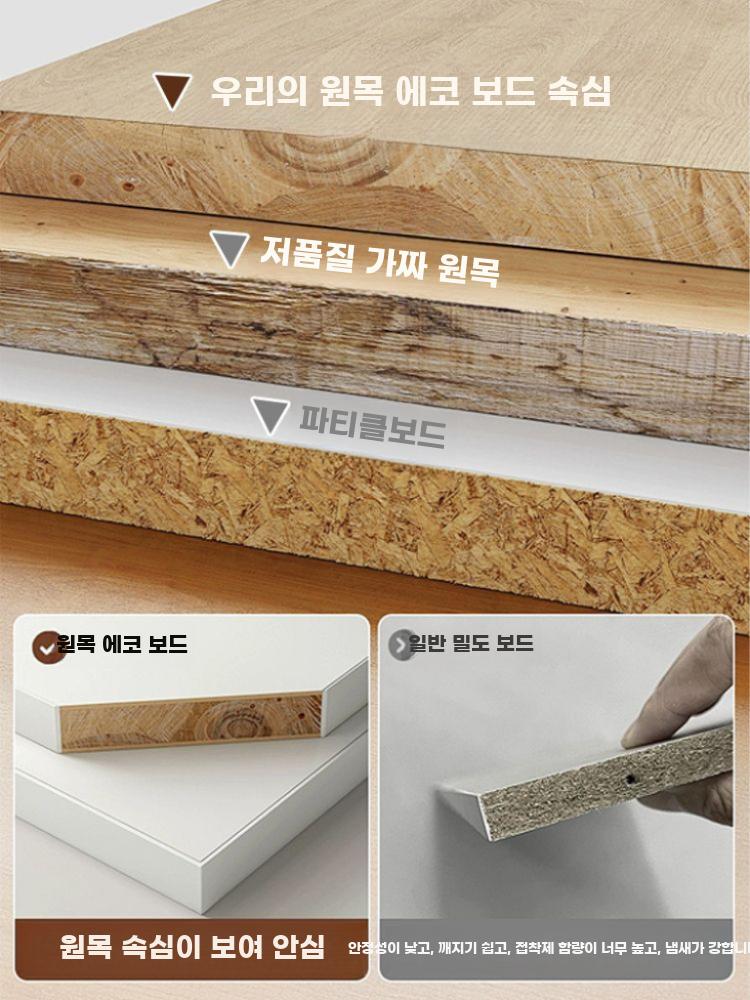 티비다이 북유럽 모서리 서랍장 장식장 둥근 거실장 - 상세 이미지 2
