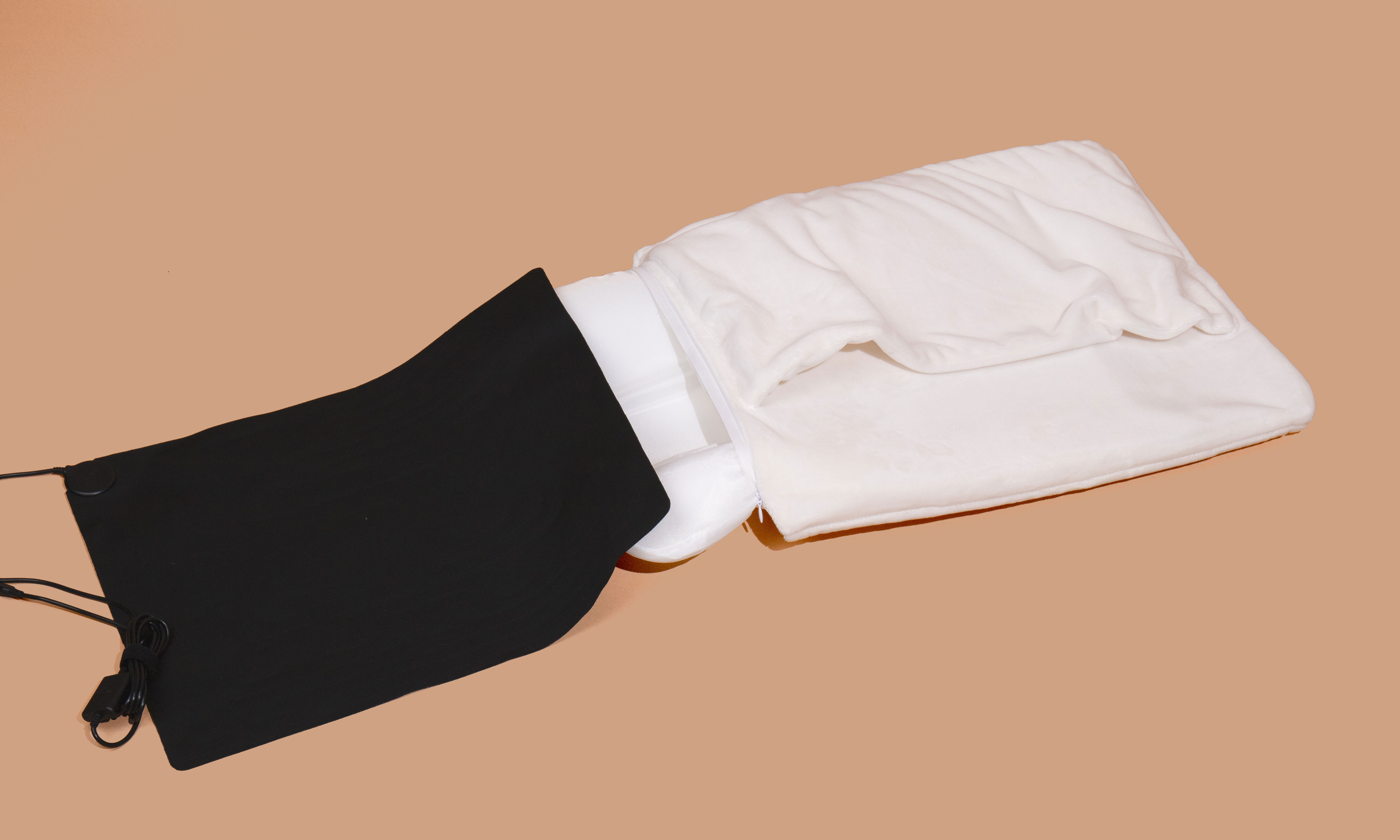 로우모 2단 발받침대 LC99 화이트 Heat + 코듀라 상단 커버