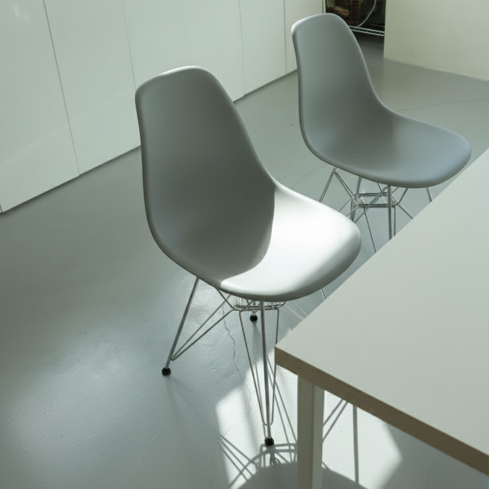 1+1 패리스 에펠 인테리어 미드센츄리 모던 디자인 플라스틱 카페 식탁의자