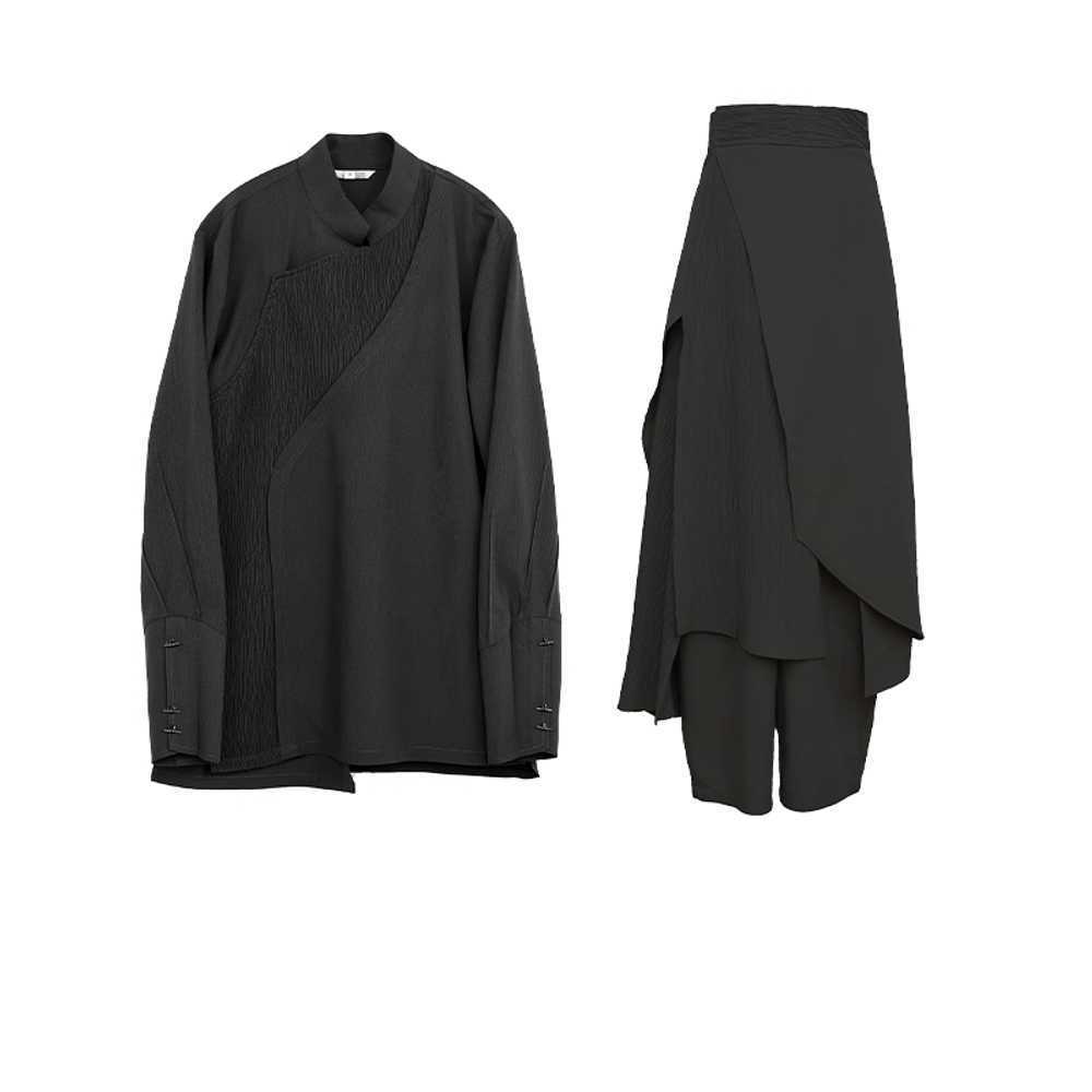 난타 의상 무용복 전통 퓨전공연 한복스타일 무대복 M 크림 - 상품 이미지