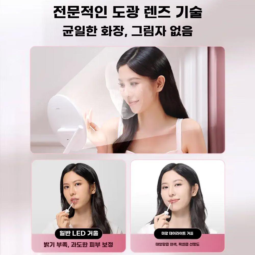 탁상거울 충전 확대경 메이크 LED 탁상용 화장거울 - 상세 이미지 5