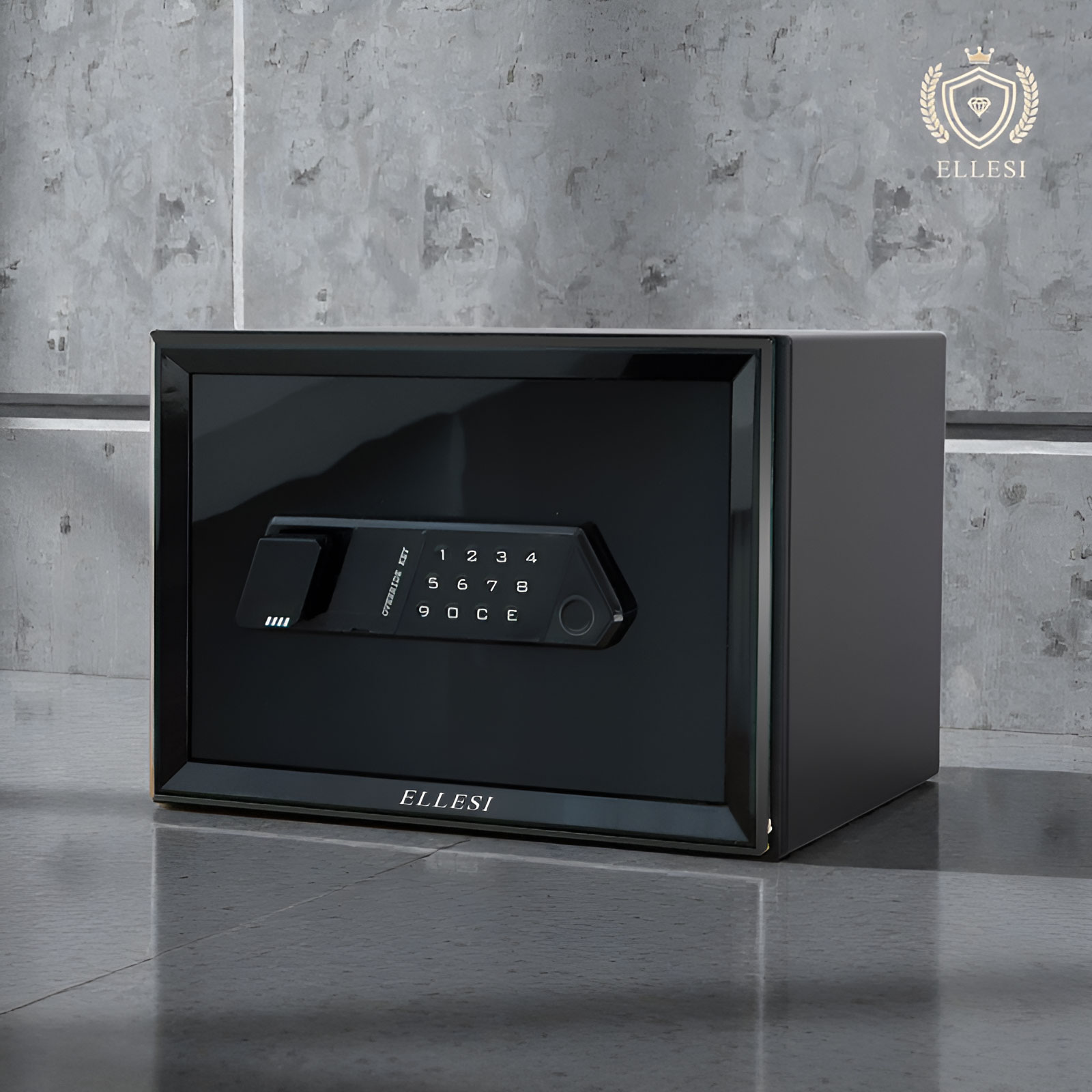 [내일도착] 엘르시 가정용 소형 개인용 금고 ELS-V25T 블랙 이미지 2