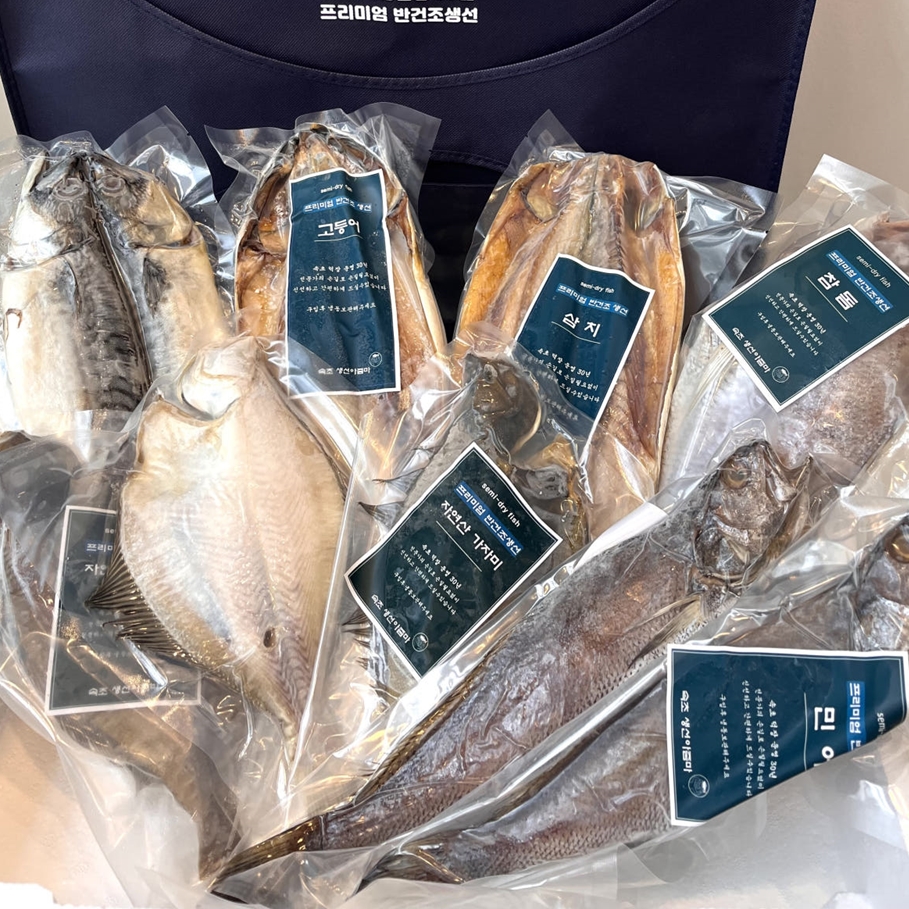 해풍 반건조 세트 생선 선물 볼락 서대 열기 민어 고등어 박대 참돔 명절 부모님 제수용 설 제품 이미지