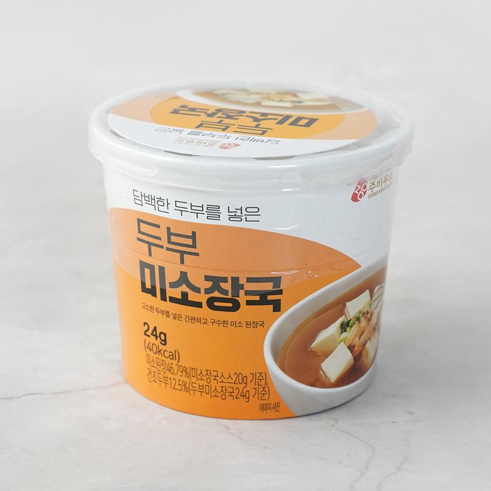 메가마트 주비푸드 두부 미소장국 24g/개 - 상품 이미지