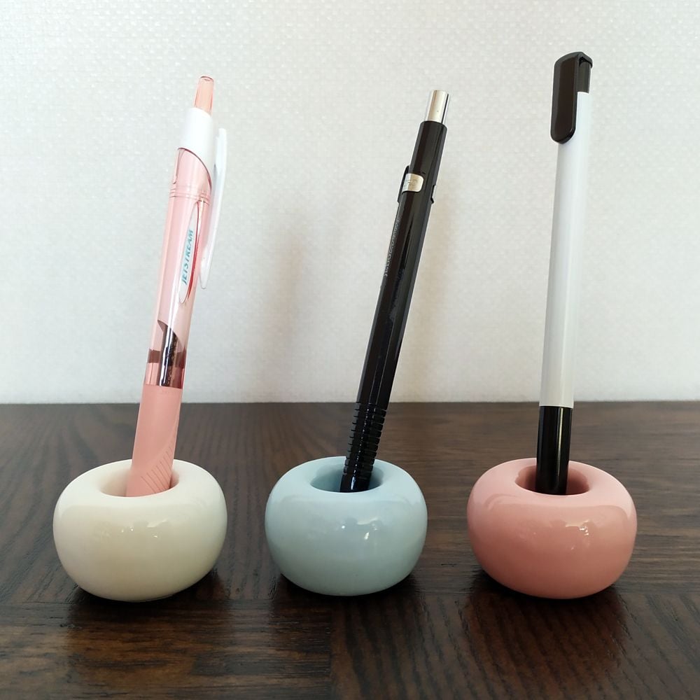 파스텔 세라믹 칫솔꽂이 핑크 - 상품 이미지