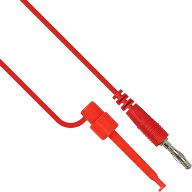 NETmate IC후크 바나나 케이블(레드) 50cm - 상품 이미지