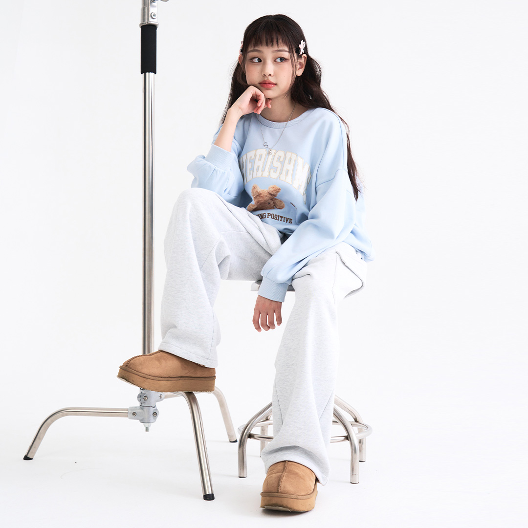[온라인단독] 더데이걸 쭈리 기모 파라수트 팬츠 TGTM24W3E - 상세 이미지 2
