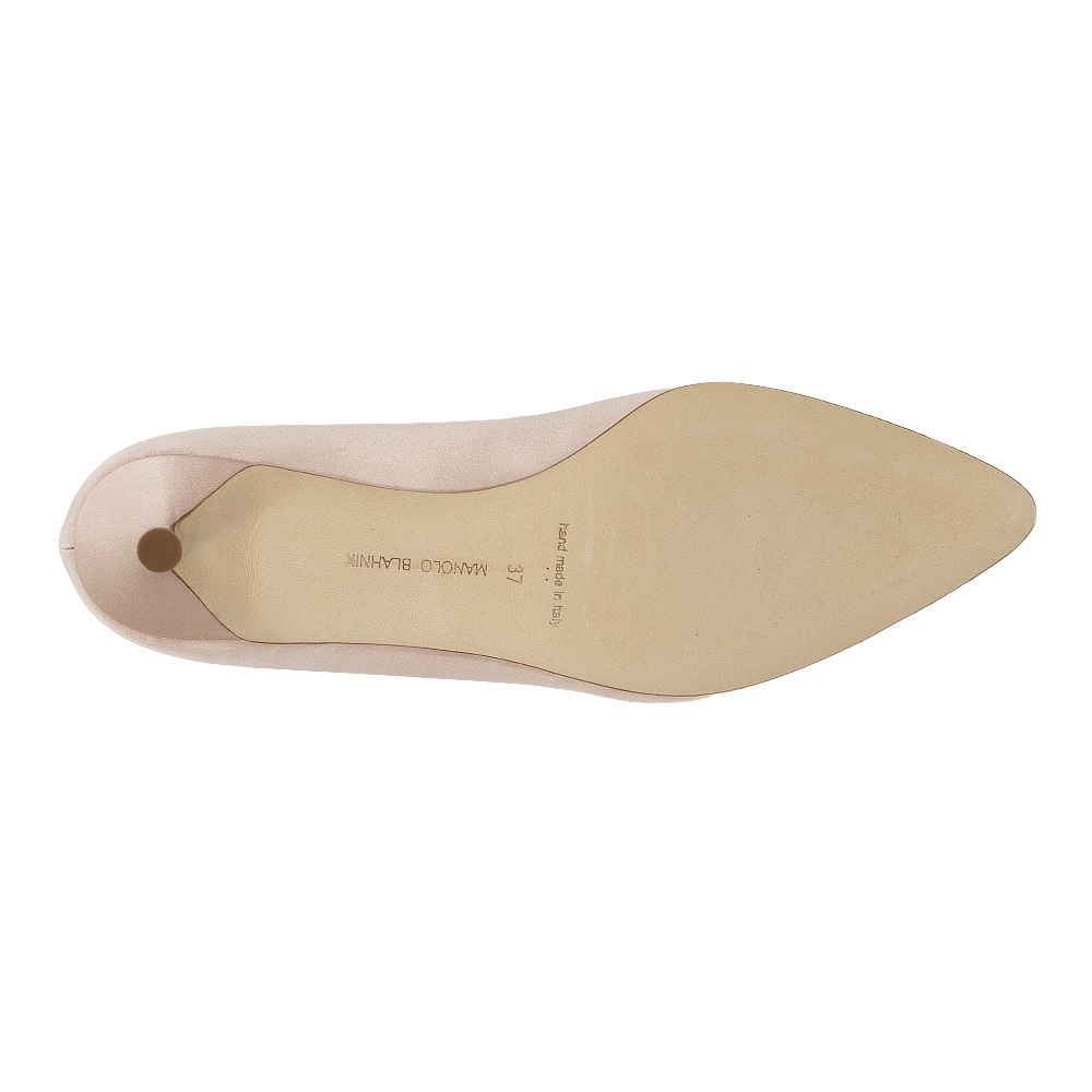 마놀로블라닉 HANGISI 새틴 펌프스 9XX 0315 0034 DNUD CLC (2025 S/S) - 상세 이미지 4