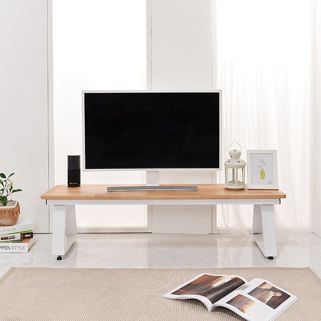 가구의서 CZ3106A 엘다 원목 낮은 테이블 1500x350x420mm