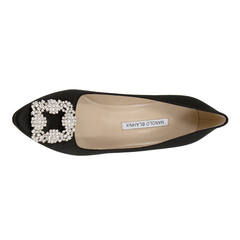 마놀로블라닉 HANGISI 블랙 펌프스힐 9XX 0316 0053 BLCK CLC (2025 S/S) SIZE 37.5 - 상세 이미지 3