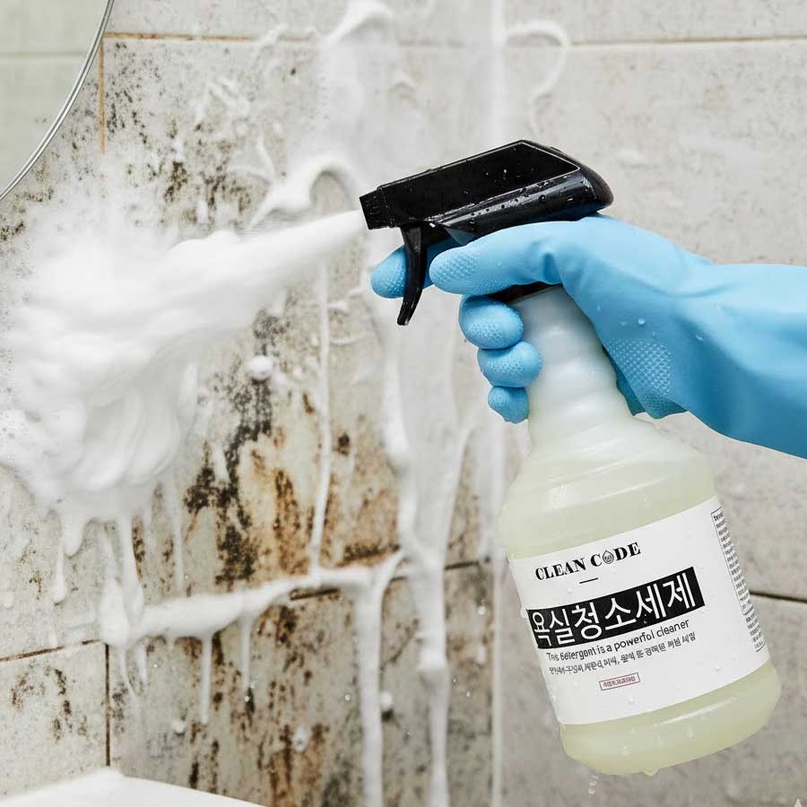 클린코드 화장실청소세제 욕실세정제 650ml 1+1 줄눈 바닥 타일 변기 물때 욕조 클리너 제품 이미지