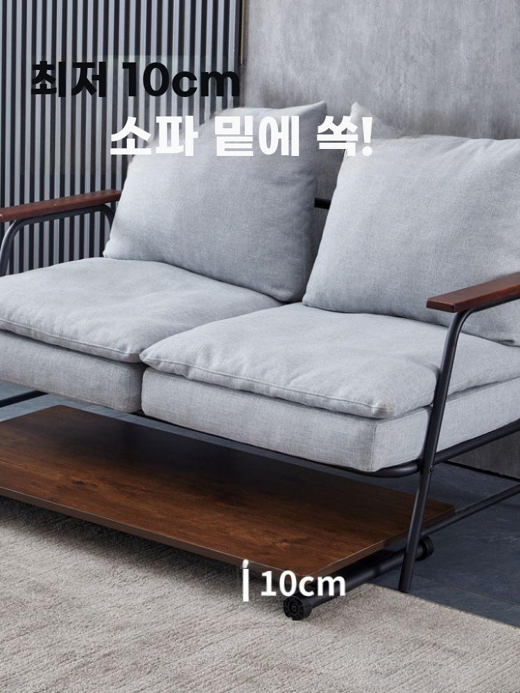 소형 접이식 다기능 가정용 테이블 높이조절 겸용 이동식 - 상세 이미지 3