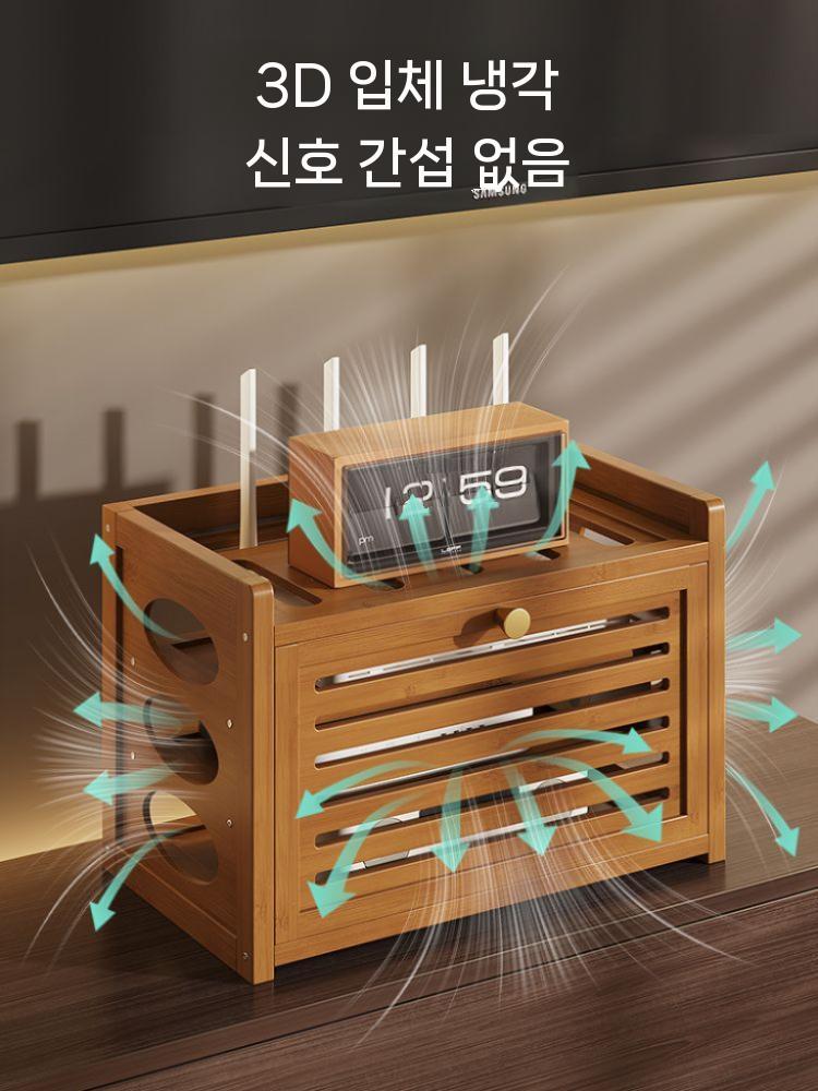 셋탑박스정리함 셋톱박스정리함 다용도 모뎀 공유기 - 상세 이미지 2