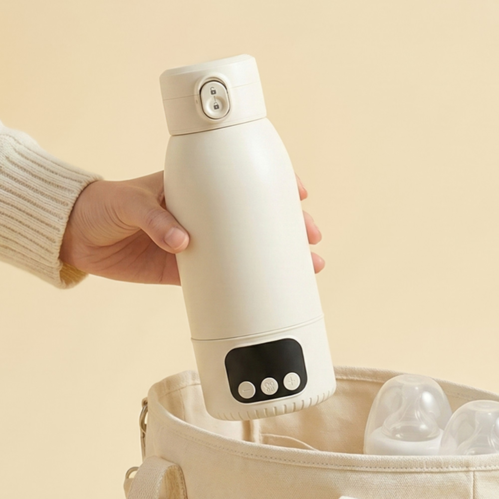 장바군이 휴대용 분유포트 500ml 무선 전기포트 여행용 100도가열