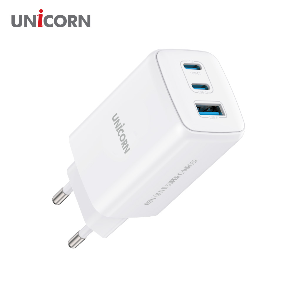 유니콘 멀티 3포트 최신GaN2 65W PD 초고속충전기 갤럭시 아이폰 KA-700PD - 상세 이미지 2