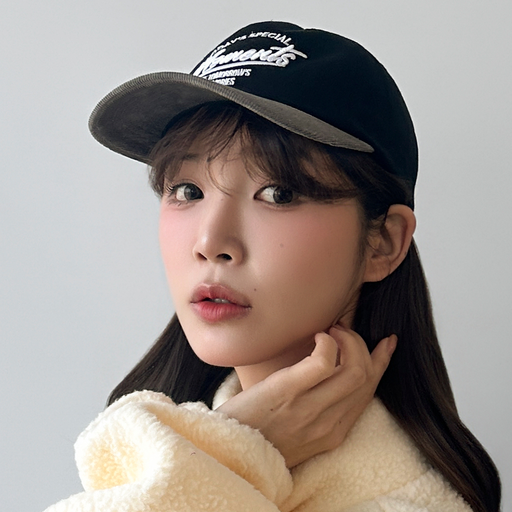 골덴 레터링 투톤 볼캡 캡 코듀로이 야구모자 이미지 7