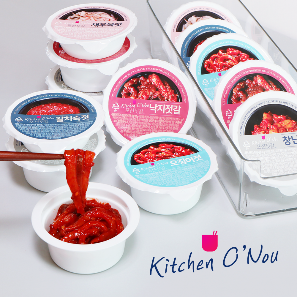 강경 새우젓 낙지젓 창란젓갈 갈치속젓 소포장 5종 선택형 캠핑음식 도시락반찬 40g 60g - 상품 이미지