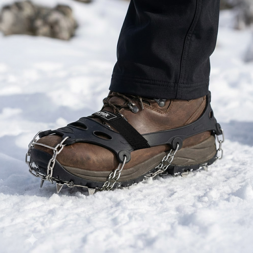 카르닉 아이젠 등산 체인 휴대용 미끄럼방지 24P 빙판길 등산용 눈길 등산화 제품 이미지
