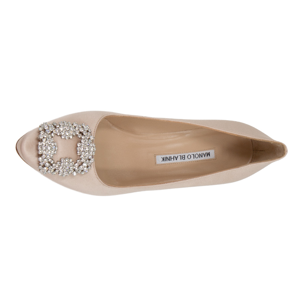 마놀로블라닉 HANGISI 펌프스힐 9XX 0316 0049 DNUD CLC (2024 S/S) SIZE 37.5 - 상세 이미지 3