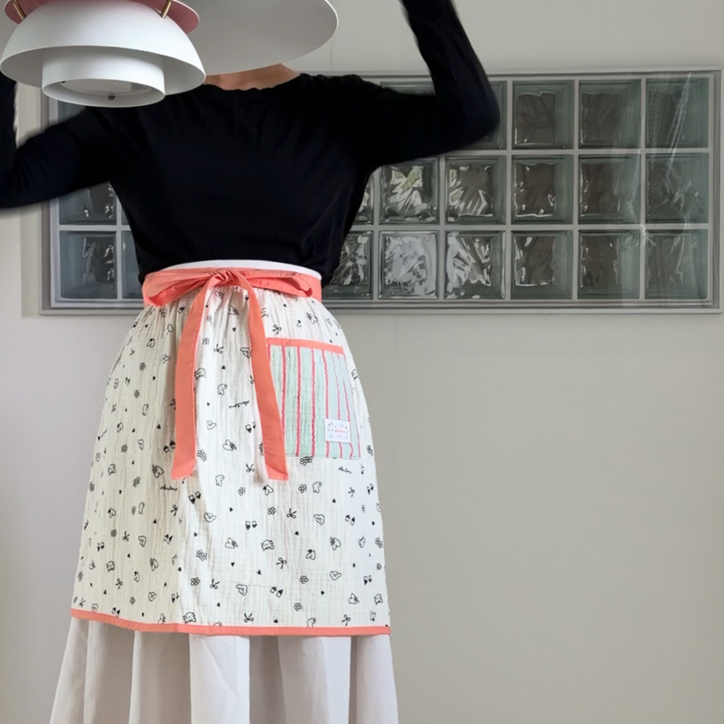 손 닦는 행주 앞치마