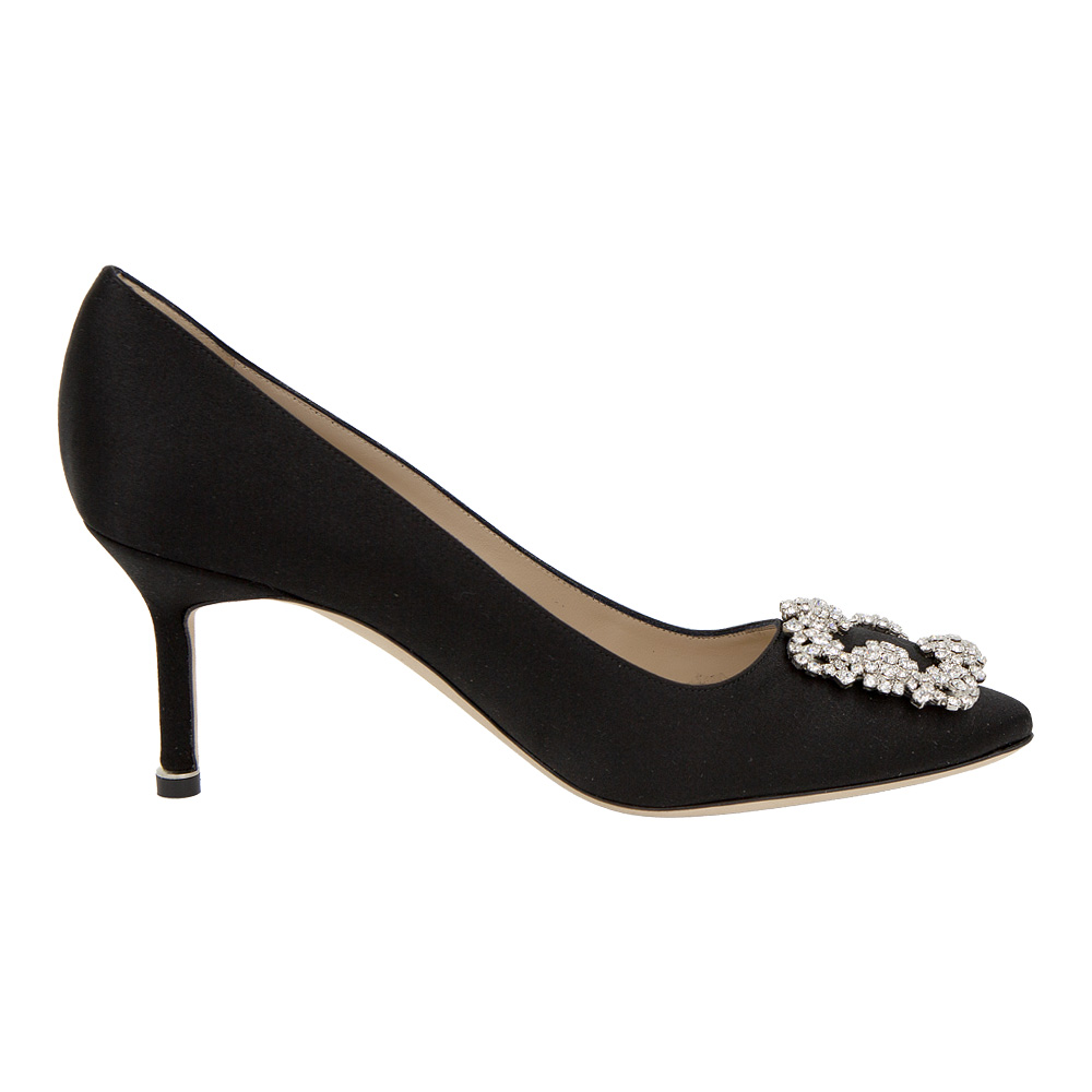 마놀로블라닉 HANGISI 블랙 펌프스힐 9XX 0316 0053 BLCK CLC (2025 S/S) SIZE 37.5 - 상세 이미지 2