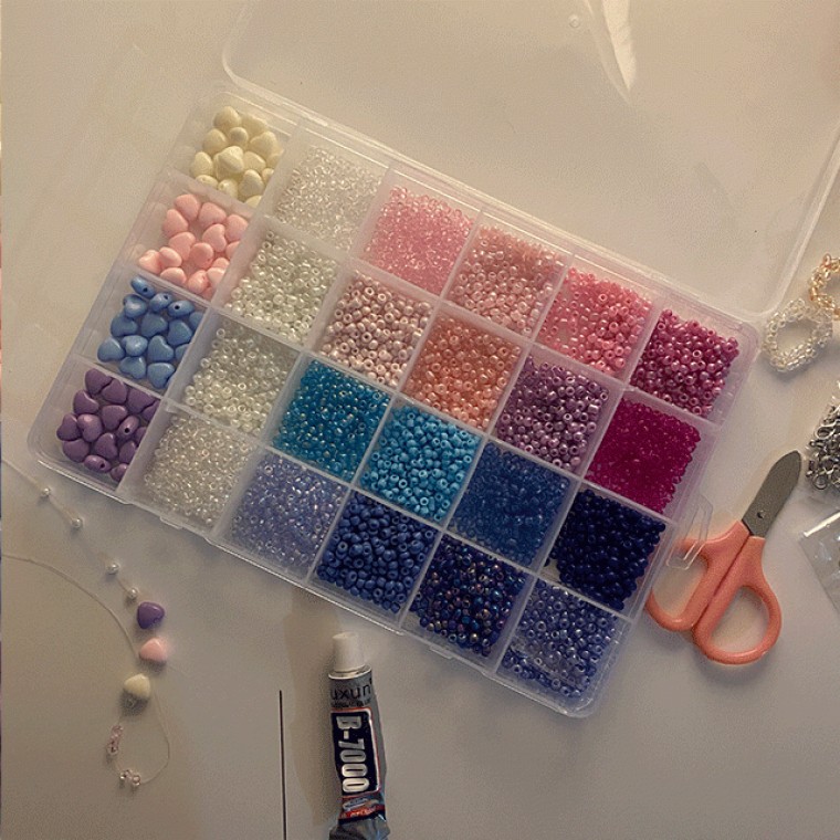 비즈 키트 DIY 만들기 세트 24color 버전3 - 상품 이미지