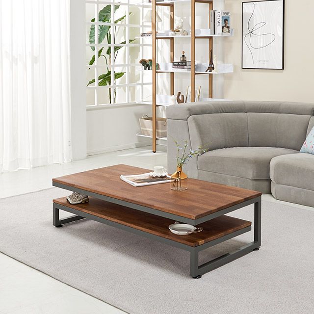 가구의서 CZ342 낮은 쇼파테이블 멀바우 900x450x320mm