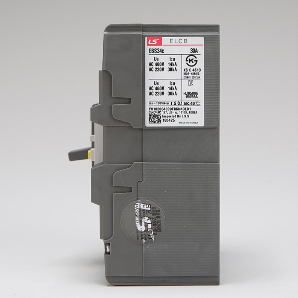 LS 산업용 ELCB 누전차단기 EBS 34C 4P 30A 30kA 분전함 LS일렉트릭 - 상세 이미지 4