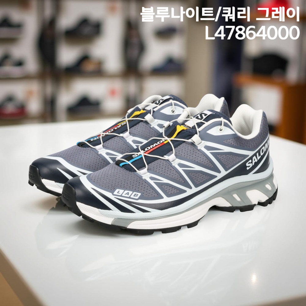 살로몬 XT-6 트레일 스니커즈 남녀공용 런닝화 화이트/화이트/루나 ADV 275 - 상세 이미지 4